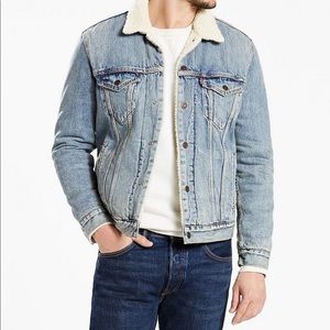 Levi’s Type 3 Sherpa-Lined Denim Trucker Jacket
